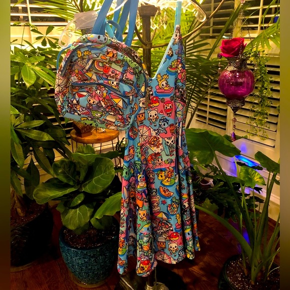 TOKIDOKI POOL PARTY BACKPACK - LIMITED - Picture 3 of 5